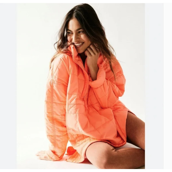 Free People Jackets & Blazers - Free People Riley Recycled Popover Packable Puffer Small NEW